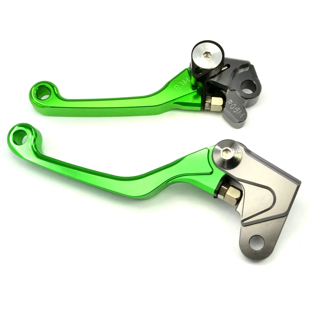 

For Kawasaki KX450F 2006-2012 KX250F 2005-2018 KX125 KX250 2006-2008 DirtBike Pivot Brake Clutch Lever hand grip Handbrake