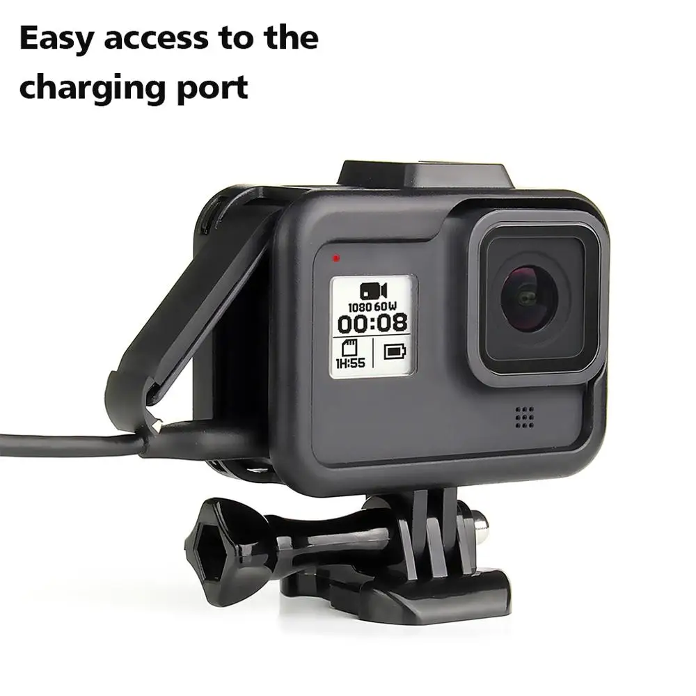 Стандартный защитный чехол-рамка для камеры GOPRO Hero 8 с быстроразъемным корпусом чехол