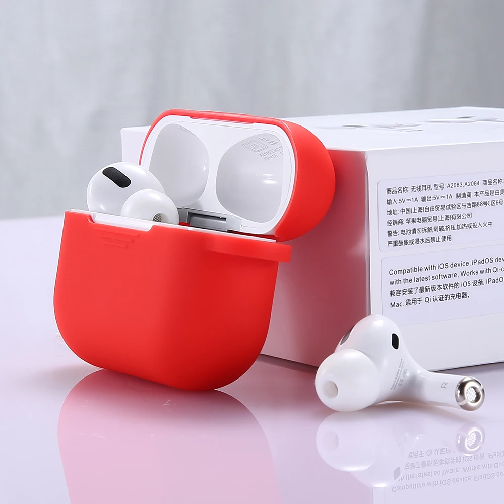 Силиконовый чехол для Airpods Pro, чехол, беспроводной Bluetooth для apple airpods pro, чехол, чехол для наушников, чехол для Air Pods pro 3, Fundas