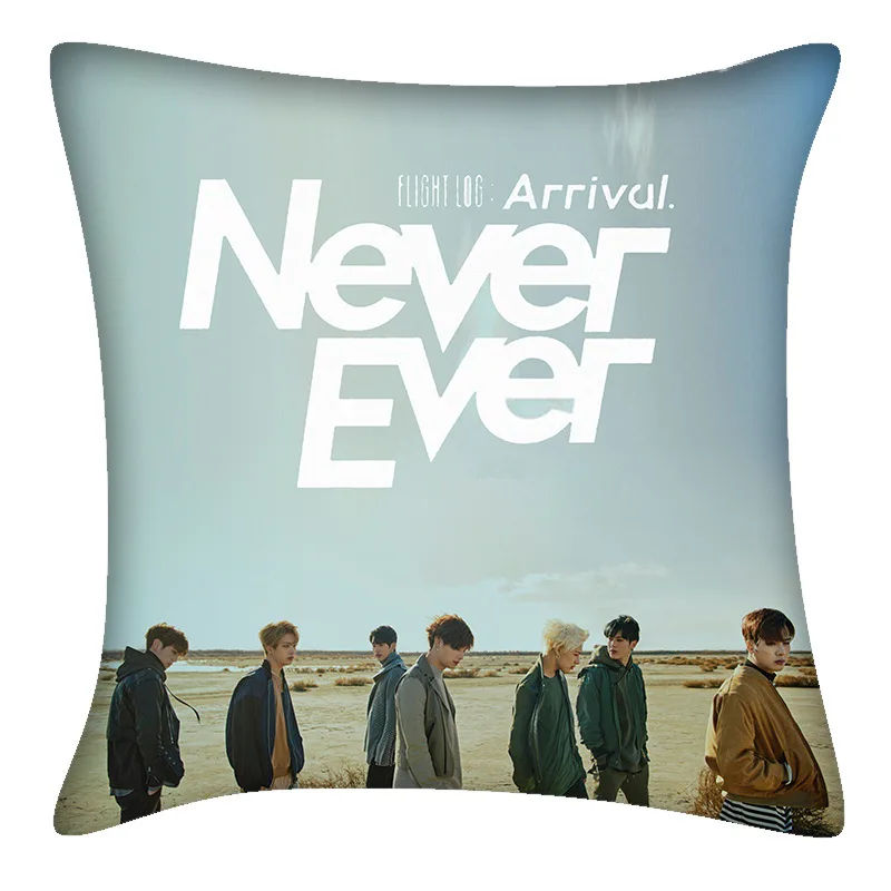 Kpop GOT7 Eyes On You Never Ever You Are 7 Of 7 Album мягкая подушка для автомобиля, подушка для талии, Двойная подушка для лица, хлопковая подушка 40*40 см - Цвет: 05