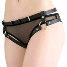 Сексуальный кожаный ремень в стиле Харадзюку, панк, готический пояс с резинками для чулок, подтяжки, ремни, Эротическое белье для ног