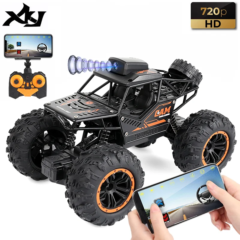 Радиоуправляемый автомобиль YT6602 2 4G Wi Fi FPV HD камера 1:18 полноприводный внедорожник