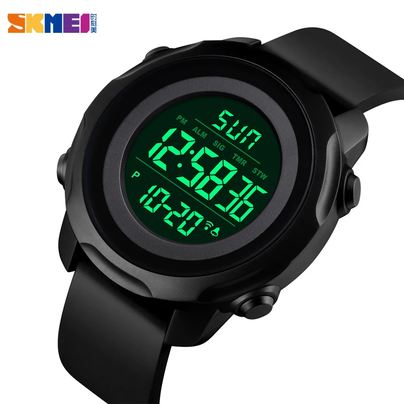 SKMEI Brand Men Sports Watch Fashion Electronic Watch Waterproof Countdown Watch Women Casual Watches Clock Montre Homme