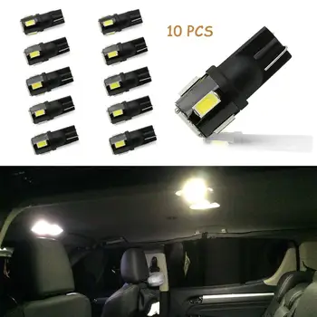 

10pcs T10 LED W5W Canbus Light Bulbs for BMW 3 5 Series F30 F10 E60 E90 E36 E34 E39 Car Interior Reading Parking Lights 12V