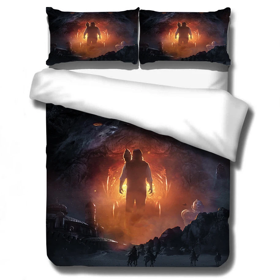 colour 5 3D комплект постельного белья домашний текстиль один большой King size Волшебная Лампа Алладина Комплект постельного белья пододеяльник наволочка постельные принадлежности - Цвет: colour 5