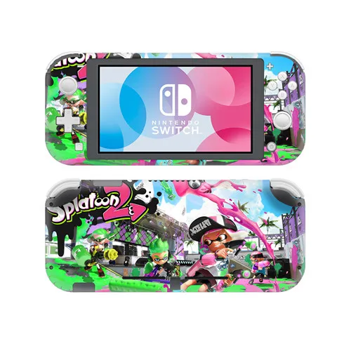 Игровая наклейка Splatoon 2 Кожа Наклейка для nintendo Switch Lite консоль и контроллер переключатель легкий протектор виниловая наклейка - Цвет: YSNSL0189