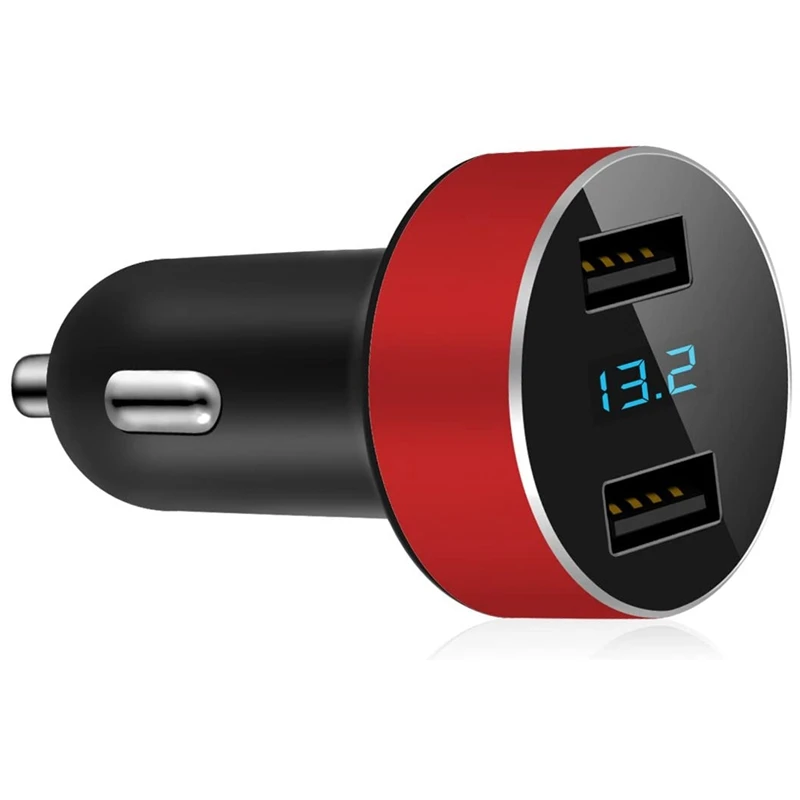 Dual Usb Car Charger, 4.8a Output Car Adapter, Cigarettelighter