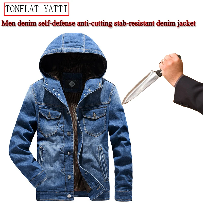New Self-Defense Cowboy men Jacket anti 
