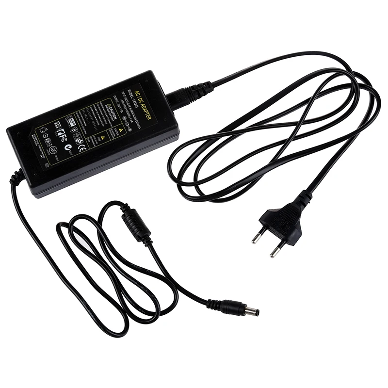 12V 5A 60 Вт Питание адаптер для светодиодный полосы света RGB SMD 3528 5050