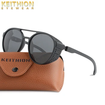 

KEITHION Sunglasses Man Brand Designer 2019 Male Plastic Punk Goggles Mens Sunglases Festival Shades UV400