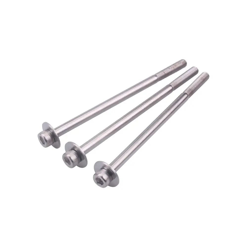 RASTP-10Pcs болты впускного коллектора комплект из нержавеющей стали для двигателей Chevy V8 для GEN III LSX LS2 LS3 LS6 M6 x 110 мм RS-014