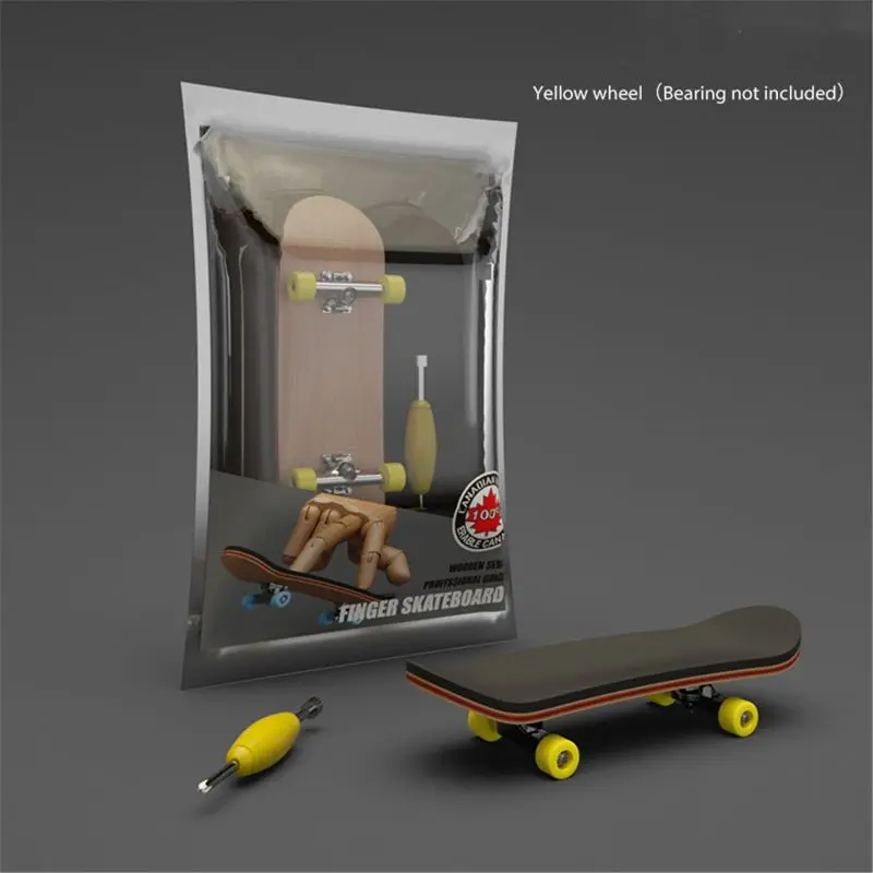 Wooden Fingerboard Toy Educational-Toys Professional Childrens Gift Stents