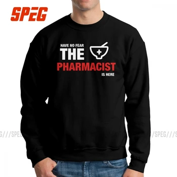 

Have No Fear The Drug Dealer Is Here Sweatshirt Men's Pullovers 100% Cotton Funny Crew Neck Clothes Warm Hoodies