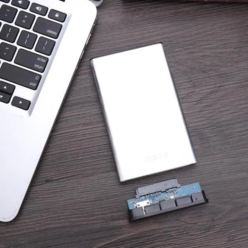 VKTECH Портативный USB 3,0 Корпус для жесткого диска 6 Гбит/с внешний корпус для 2,5 дюймов HDD SSD для Windows 98/SE/ME/2000/XP