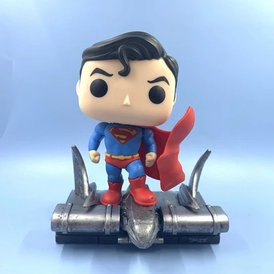 Funko pop секундной стрелки DC герои: Супермен сцена фильма Виниловая фигурка Коллекционная модель Свободные игрушки без коробки