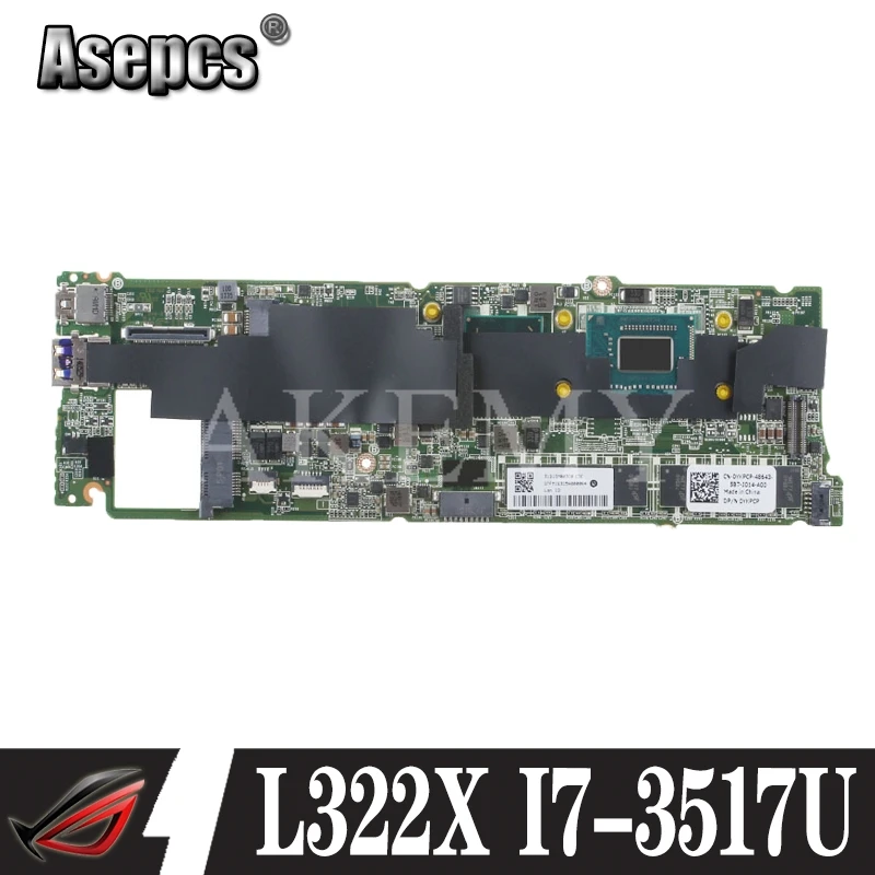 Для For DELL XPS 13 L322x материнская плата для ноутбука I7-3517U 2J8J6 02J8J6 CN-02J8J6 DDR3