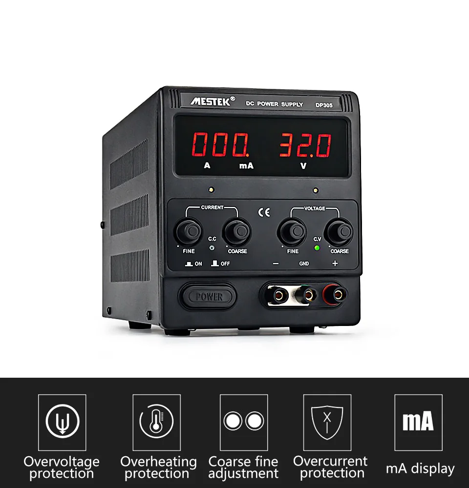 DP152/DP155/DP305 Регулируемый источник питания светодиодные цифровые регуляторы напряжения ремонт телефона DC, источники питания