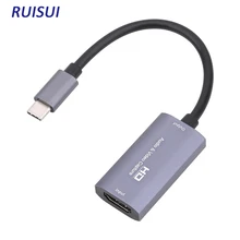 Carte d'acquisition pour jeux vidéo en Streaming en direct, USB 1080, 3.0 P, 60fps, type c, HDMI