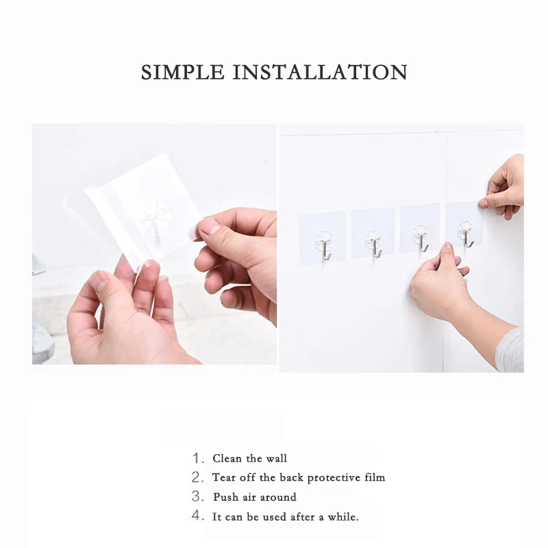 1 шт. крепкая прозрачная присоска Настенные Крючки вешалка для кухни держатель