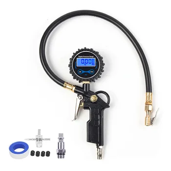 

2020 New High Quality Digital Tire Inflator With Pressure Gauge Tool 0-250 PSI 0.1 Display Resolution