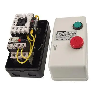 

3.5-5A Three Phase Magnetic Starter Motor Control AC Contactor 380V Coil 3Pole