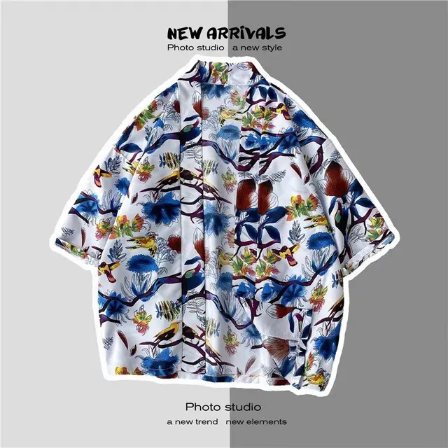 V-hanver Kimono Man Japanse Kleding Yukata Mannelijke Samurai Kostuum Haori Obi Strand Mannen Kimono Vest Japanse Streetwear Jas 1966