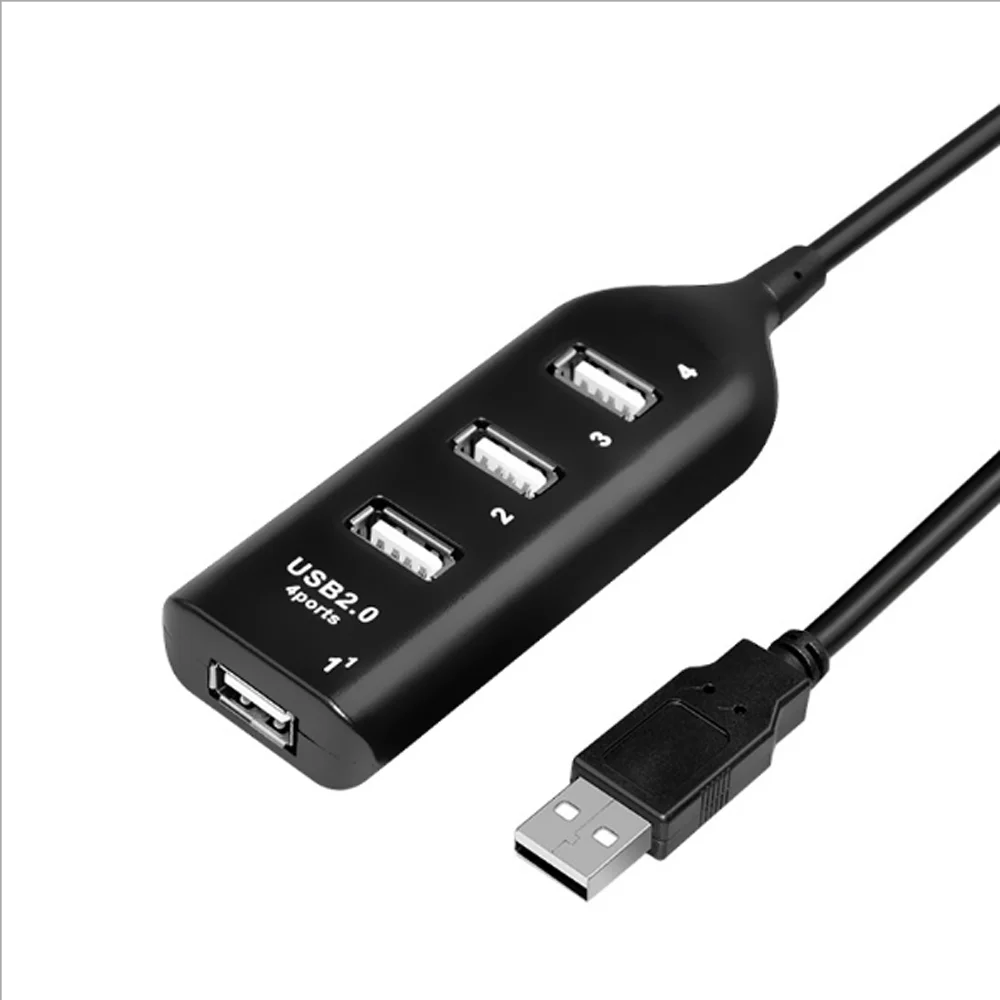 Usb-хаб 3,0 Мульти USB 3,0 концентратор разветвитель порт 3 Несколько USB Habr высокоскоростной Usb комбо для компьютера ноутбука - Цвет: black