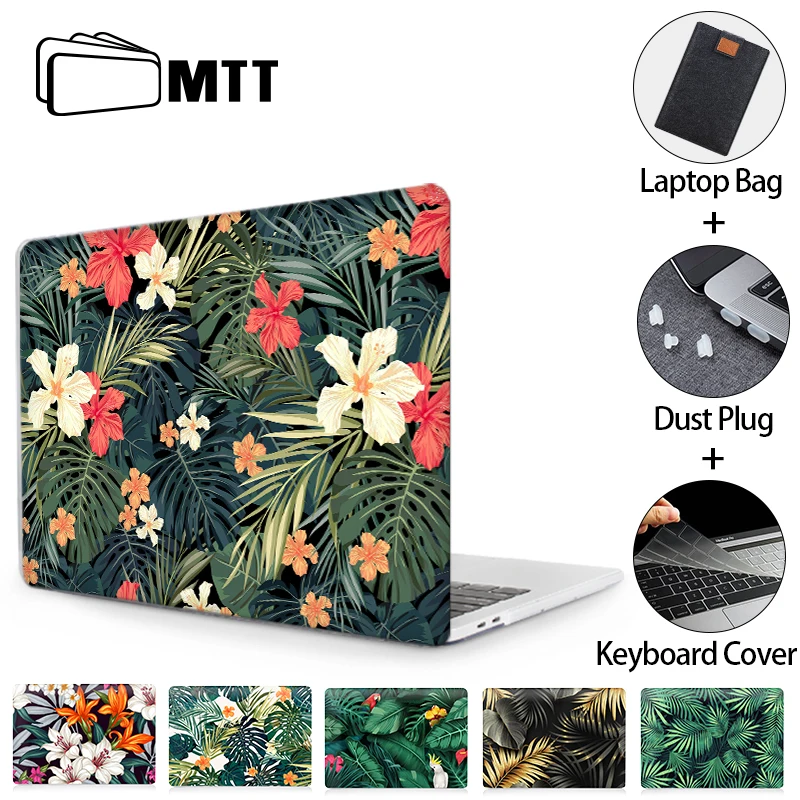 Mtt Laptop Case For Macbook Pro 13 14 15 16 With Touch Bar Id Tropical