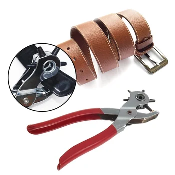 

Leather Belt Hole Sewing Puncher Tool Punch Plier Eyelet Household Leathercraft Watchband Strap Machine Bag
