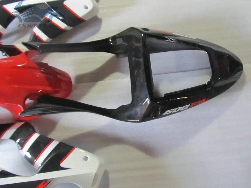 ABS пластик впрыска обтекателя комплект Подходит для Honda CBR 600F4i 2001 2002 2003 CBR600F4i 01 02 03 обтекатель наборы белый черный красный HT37