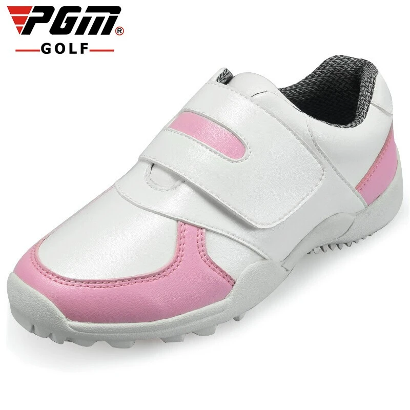 PGM/Новинка; детская обувь для гольфа; унисекс; кроссовки для мальчиков и девочек; высокое качество; Водонепроницаемая дышащая удобная обувь для гольфа; детская спортивная обувь