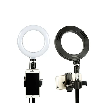 

Creative LED Ring Photography Lamp Selfie Ring Lamp Outdoor Indoor Lighting Video Live Studio Fill Light USB for Smartphone