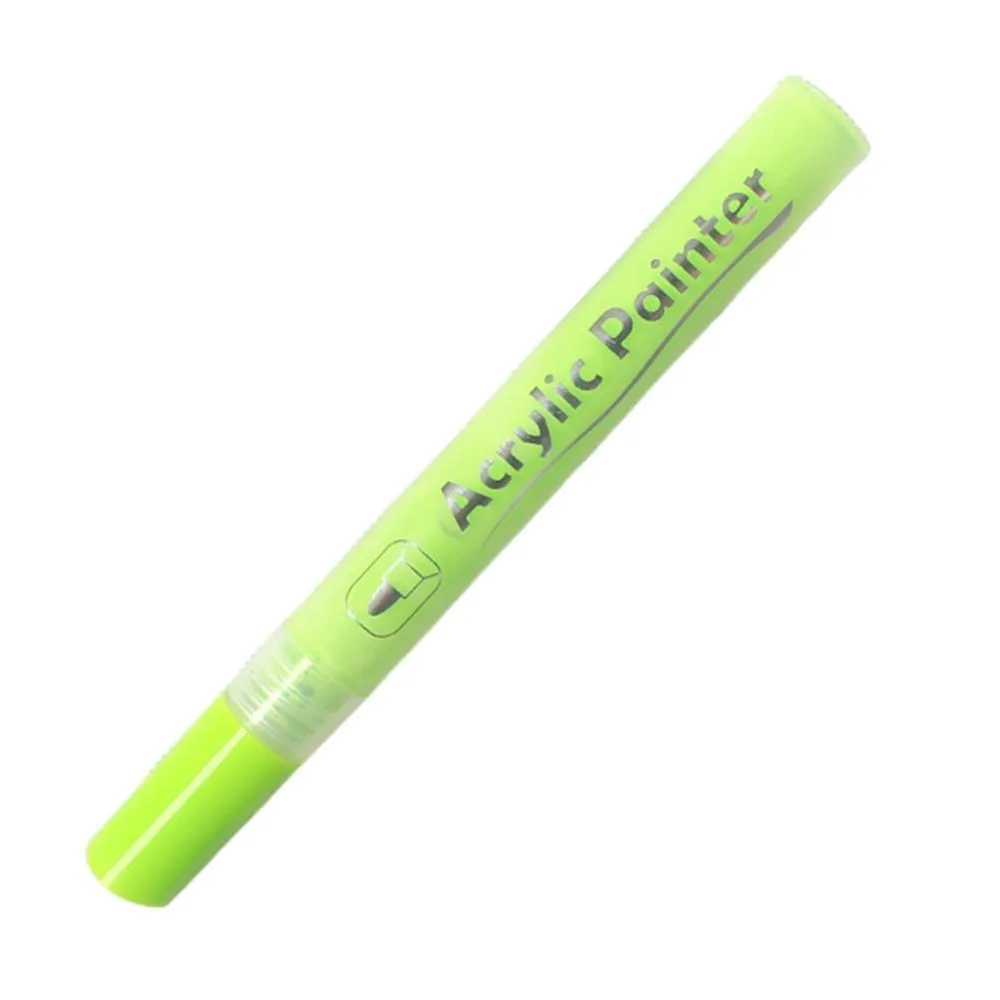 1 шт. акриловая краска водонепроницаемый цветной маркер ручка очень тонкий крючок ручка DIY офисные канцелярские принадлежности и школьные принадлежности