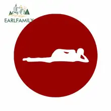 EARLFAMILY 13cm x 9.2cm Sexy Road Sign Car Stickers Helmet Motorcycle Accessories Oem JDM Polyethylene Waterproof