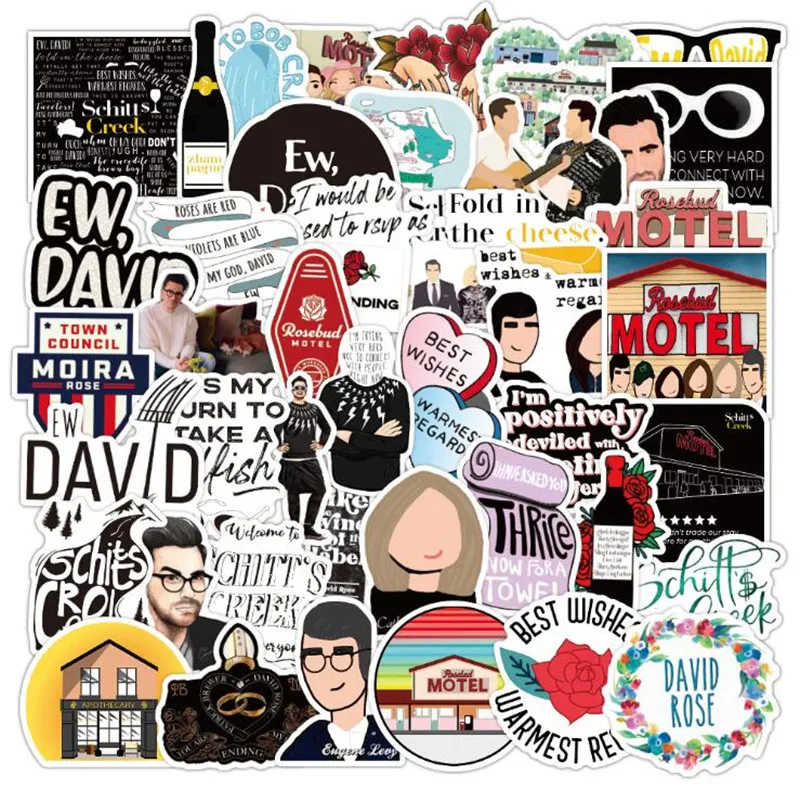 

10/30/50 PCS Rich And Poor Road American Drama Helmet Stickers Computer Skateboard Guitar Waterproof Stickers Wholesale
