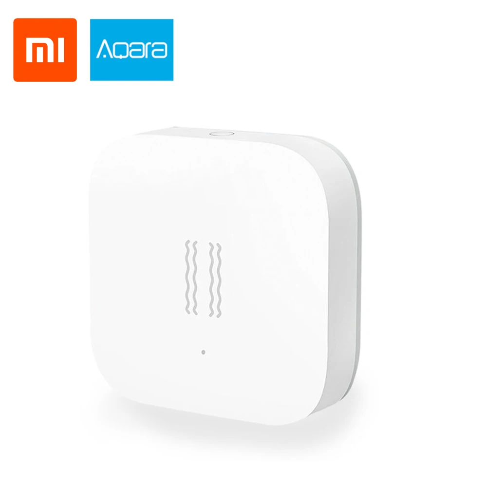 Original Xiaomi Aqara Hub work with Smart Curtain Motor Wifi Light Switch control Automation for Apple Homekit Mi Home APP - Цвет: Vibration Sensor