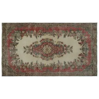 

Handmade Natural Vintage Turkish Area Rug 171x302 Cm-5'7''X9'11''