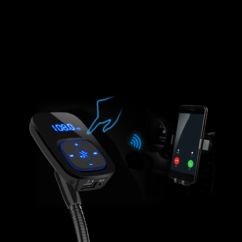 BT006 автомобильный mp3-плеер аудио FM модулятор Bluetooth fm-передатчик Hands-Free автомобильный комплект USB зарядное устройство Поддержка TF карта USB диск