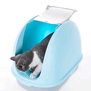 

Anti Splashing Pet Toilet Cat Bedpan Cat Litter Basin Box Portable Handle Enclosed Nest Cat Puppy Tray Toilette Pet Supplies