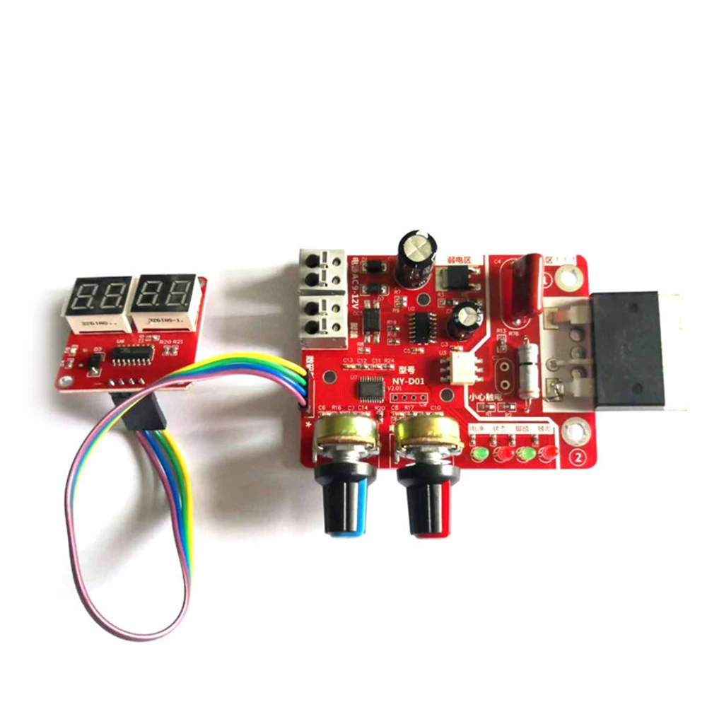 

Spot Welders control Board 100A Digital display Spot welding time and current controller panel timing Ammeter^1