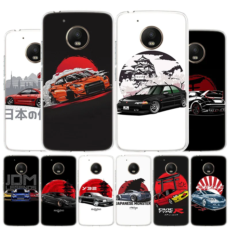 Tokoy японский JDM чехол для телефона спортивного автомобиля Motorola Moto G9 G8 G7 G6 G5S E6 E5 E4 Plus