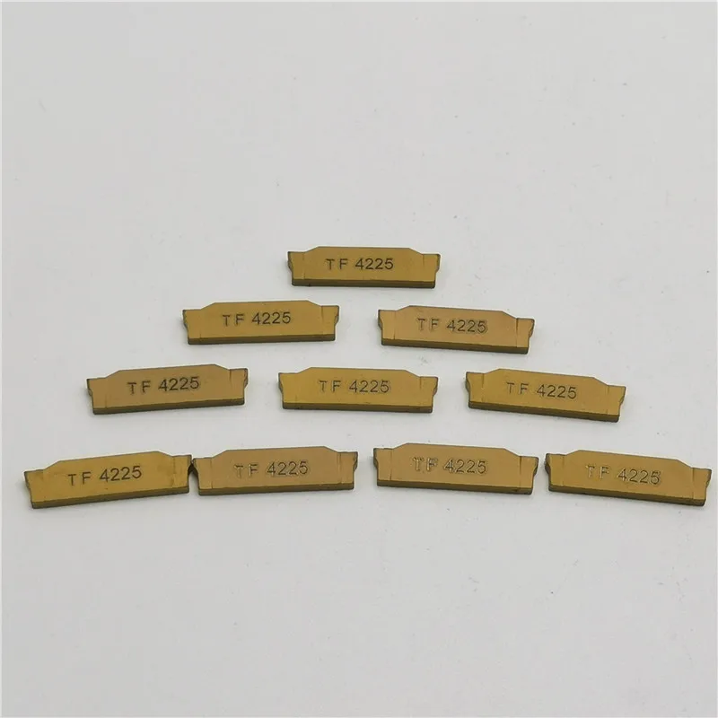 

50PCS N123G2 0200 0002 TF 4225 Parting Carbide Insert Turning Tool Turning Milling Cutter CNC Cutting Tool Slot Cutting TF4225