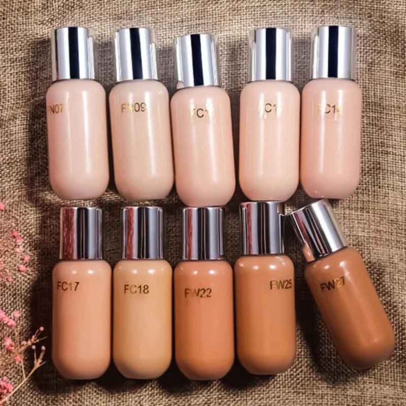 Liquid Foundation Even Skin Color Cover Freckles Dark Circles Moisturizing Concealer Foundation Liquid Maquillaje Profesional*.w