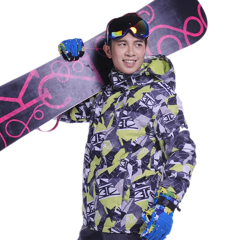 Цветной лыжный костюм, куртки для сноуборда, женский лыжный костюм, зимний теплый дышащий утолщенный мужской лыжный костюм, лыжные штаны, спортивный комплект W307
