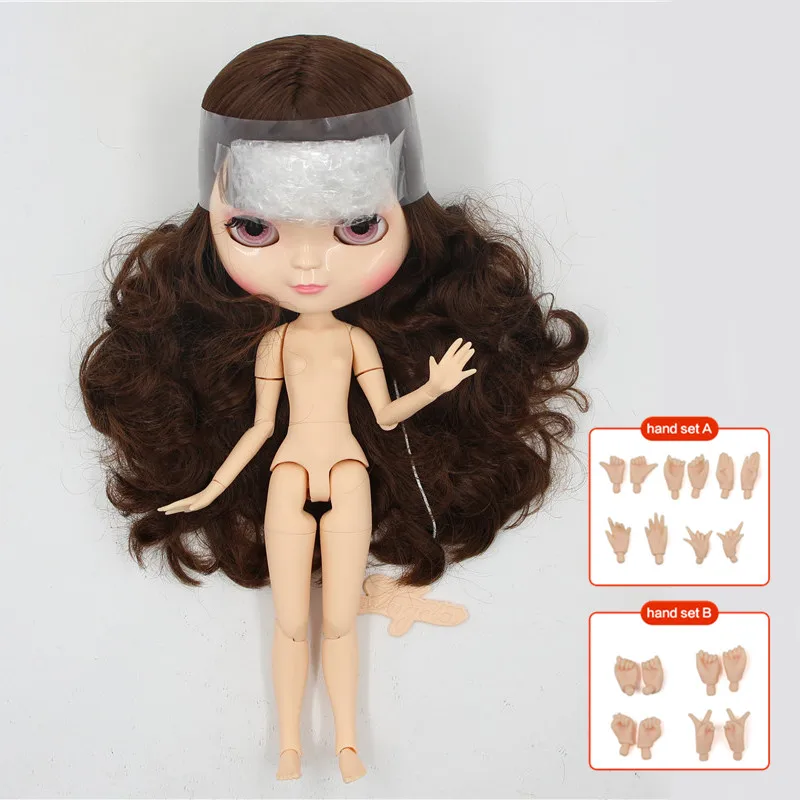 Fortune Days 1/6 ICY DBS кукла blyth joint тело глянцевое лицо в том числе ручной набор AB высокое качество специальное предложение - Цвет: doll body hand AB