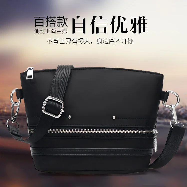 

Baigou Hot Selling Nylon Cloth WOMEN'S Bag 2019 New Style Fashion WOMEN'S Shoulder Bag Outdoor Travel Shopping Women's