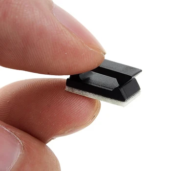 

100Pcs Car Self-adhesive Rectangle Holder Wire Tie Clamp Clips Cord Cable Fixer Organizer Drop Adhesive