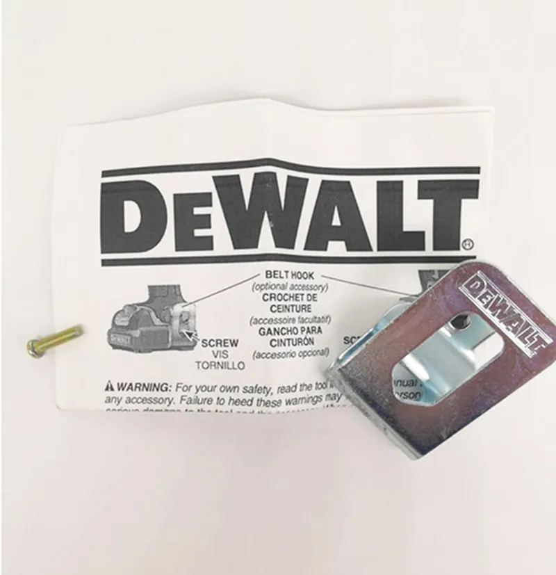 Крюк для ремня DeWALT N086039 N268241 N169778 DCD790D2 DCF887B DCF880HB DCF885B DCF895D2 DCF880L2 DCF886M2 DCD771 DCD791