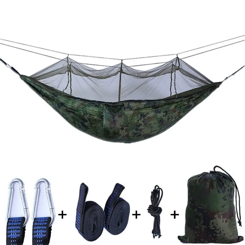 

Outdoor Hammock With Mosquito Net Portable Multi-functional Practical Camping Hammock