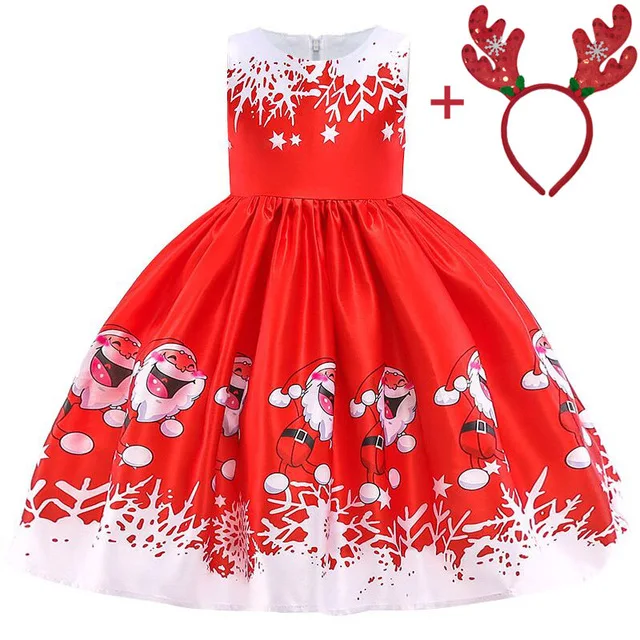 Новое рождественское платье для девочек, кружевное платье красного и зеленого цвета с бантом, детское платье принцессы, вечернее платье-пачка, одежда для детей 2-10 лет - Цвет: Red